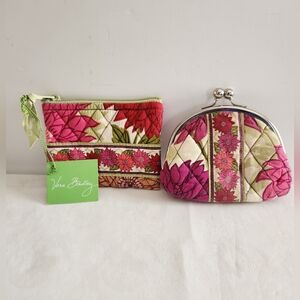 Vera Bradley coin purse set